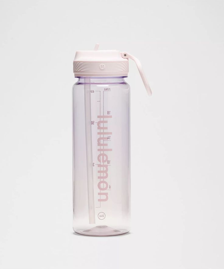 Back to Life Clear Bottle 24oz Straw Lid