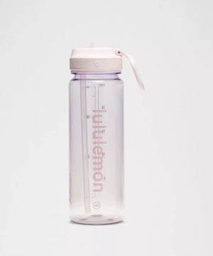 Back to Life Clear Bottle 24oz Straw Lid