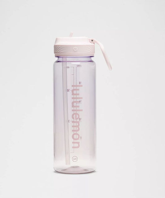 Back to Life Clear Bottle 24oz Straw Lid