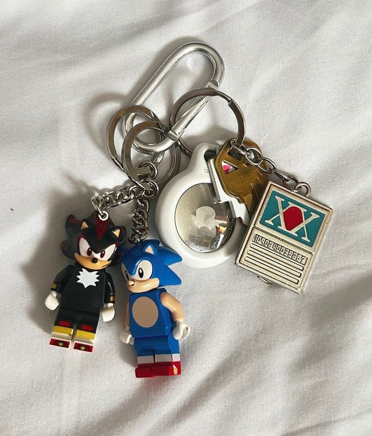 sonic and shadow keychains