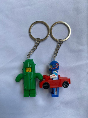 cactus and F1 Keychains