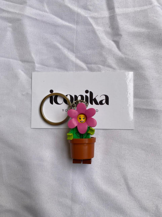 Flower keychain