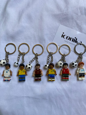 Football Players Keychains