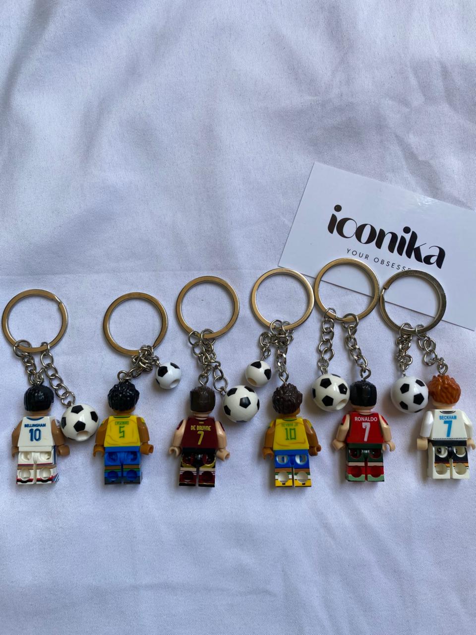 Football Players Keychains