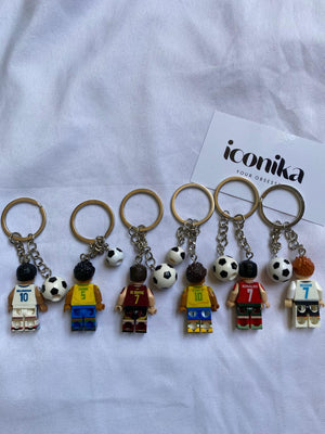 Football Players Keychains